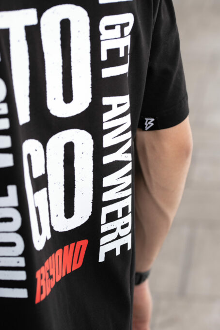 T-shirt Oversize Unisex "Those who know how to go 13eyond can get anywhere" - immagine 7