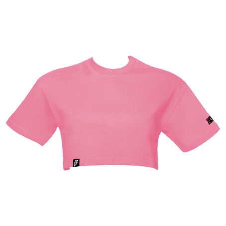 T-Shirt cropped con scritta 13eyond nera ricamata lato manica - contrasto - immagine 4