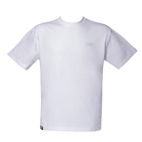 T-Shirt Oversize con ricamo 13eyond su fronte tono su tono