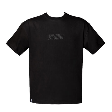 T-Shirt Oversize con stampa "Change Your Vision" tono su tono - immagine 4